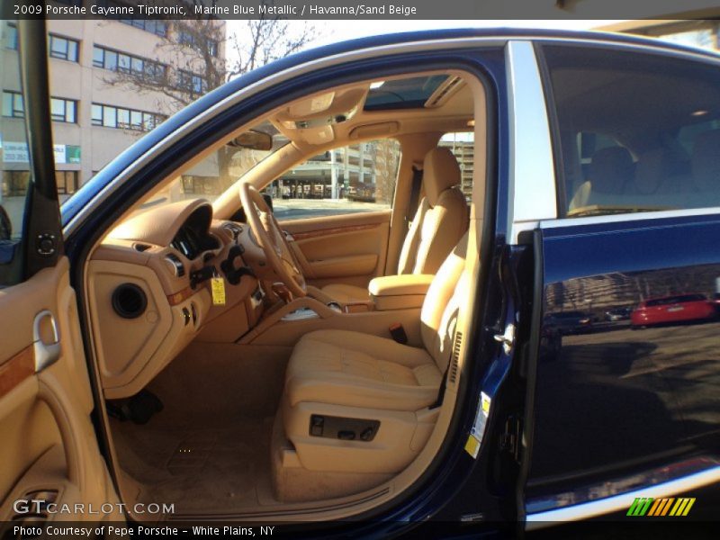 Marine Blue Metallic / Havanna/Sand Beige 2009 Porsche Cayenne Tiptronic