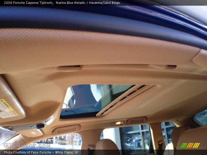 Marine Blue Metallic / Havanna/Sand Beige 2009 Porsche Cayenne Tiptronic