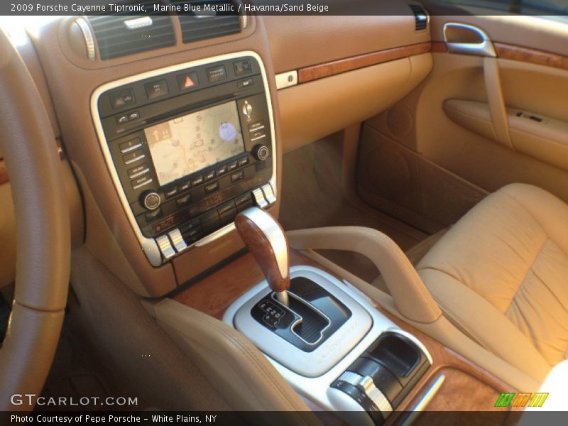 Marine Blue Metallic / Havanna/Sand Beige 2009 Porsche Cayenne Tiptronic