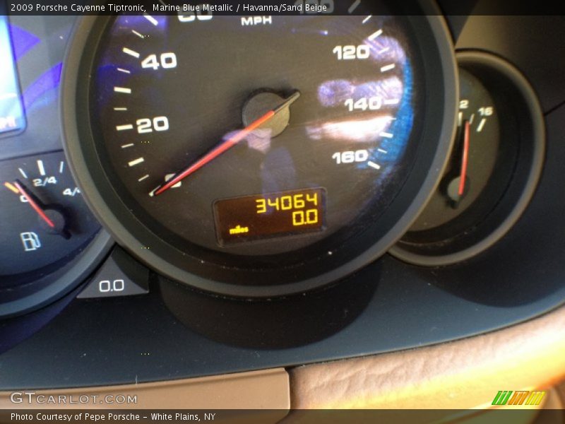 Marine Blue Metallic / Havanna/Sand Beige 2009 Porsche Cayenne Tiptronic