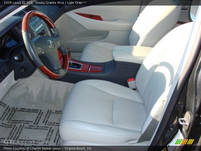 Smoky Granite Mica / Light Gray 2008 Lexus ES 350