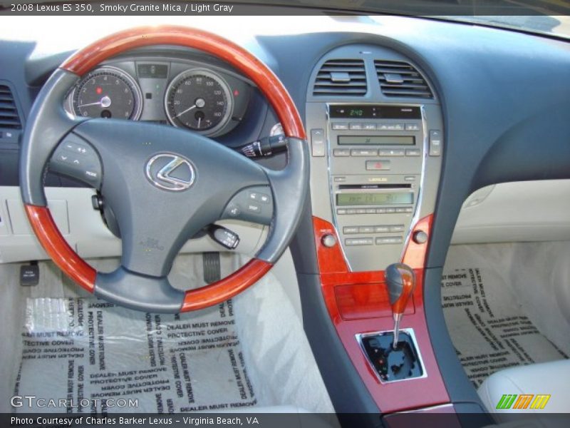 Smoky Granite Mica / Light Gray 2008 Lexus ES 350