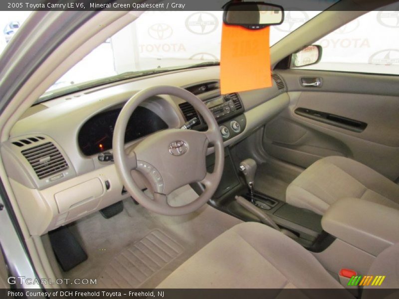 Mineral Green Opalescent / Gray 2005 Toyota Camry LE V6