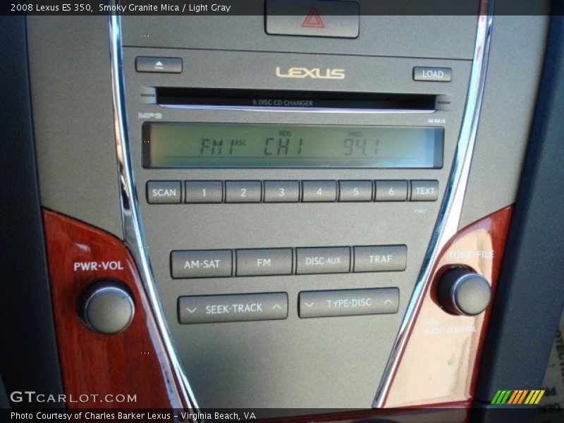 Smoky Granite Mica / Light Gray 2008 Lexus ES 350