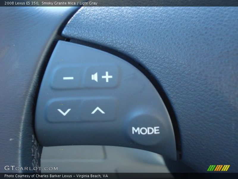 Smoky Granite Mica / Light Gray 2008 Lexus ES 350