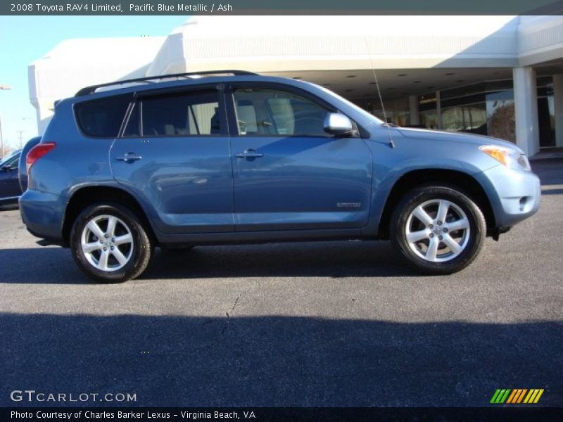 Pacific Blue Metallic / Ash 2008 Toyota RAV4 Limited