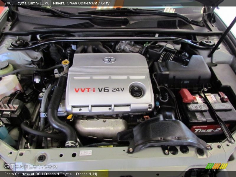 Mineral Green Opalescent / Gray 2005 Toyota Camry LE V6