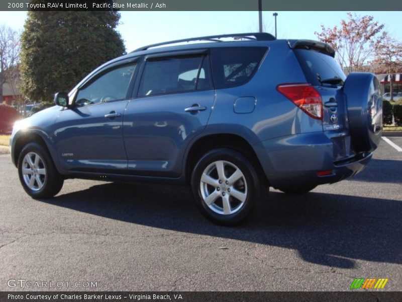 Pacific Blue Metallic / Ash 2008 Toyota RAV4 Limited