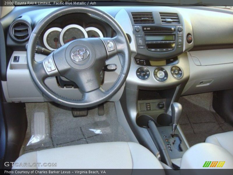 Pacific Blue Metallic / Ash 2008 Toyota RAV4 Limited