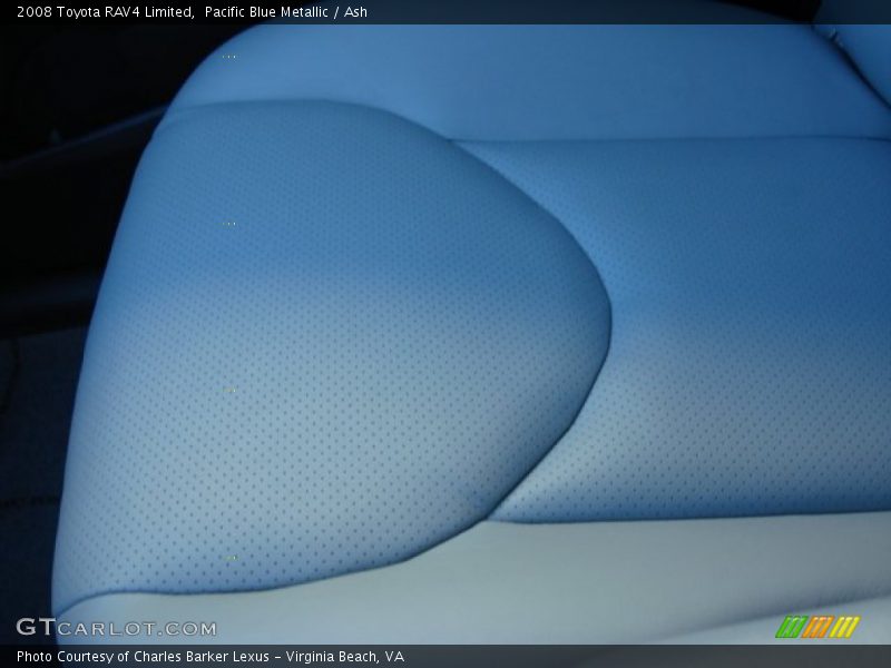 Pacific Blue Metallic / Ash 2008 Toyota RAV4 Limited