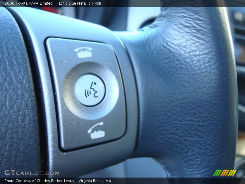 Pacific Blue Metallic / Ash 2008 Toyota RAV4 Limited