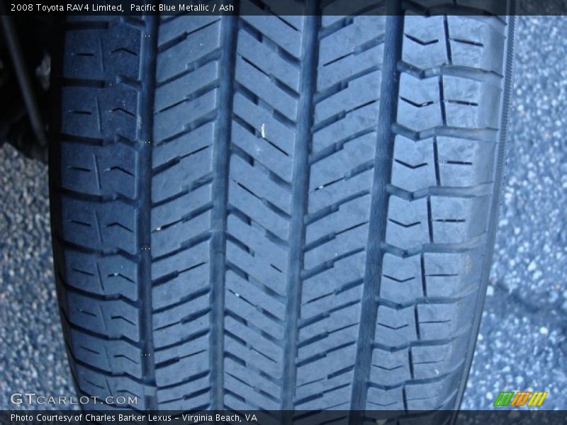 Pacific Blue Metallic / Ash 2008 Toyota RAV4 Limited
