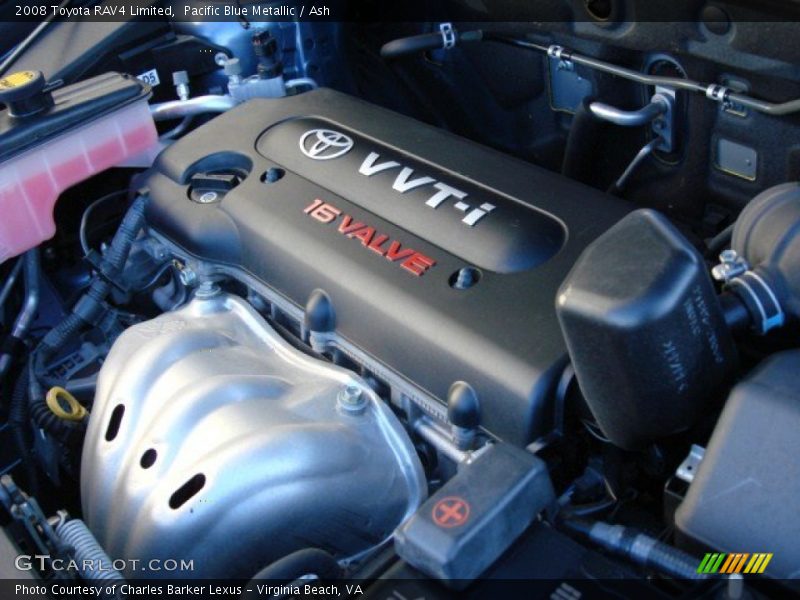 Pacific Blue Metallic / Ash 2008 Toyota RAV4 Limited