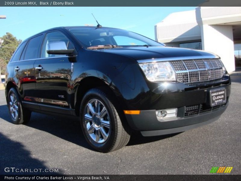 Black / Ebony Black 2009 Lincoln MKX