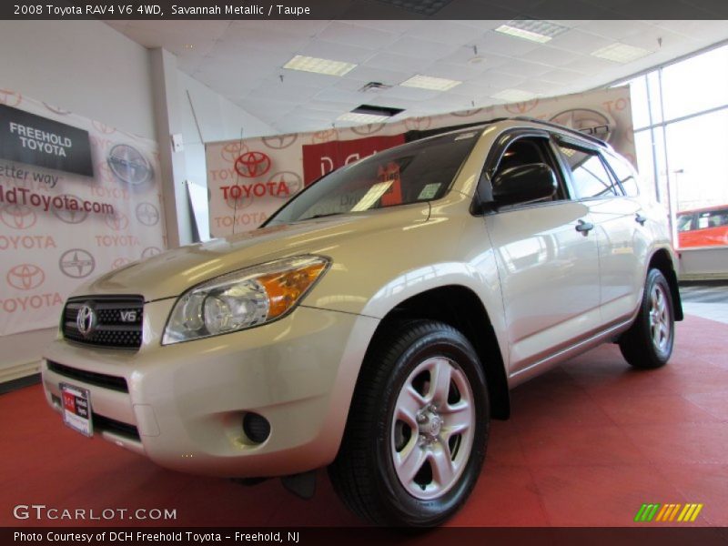 Savannah Metallic / Taupe 2008 Toyota RAV4 V6 4WD