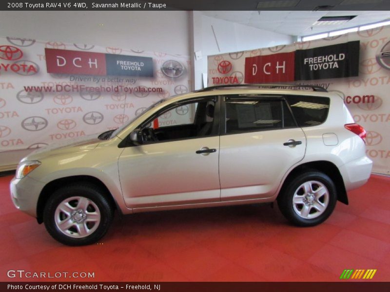 Savannah Metallic / Taupe 2008 Toyota RAV4 V6 4WD