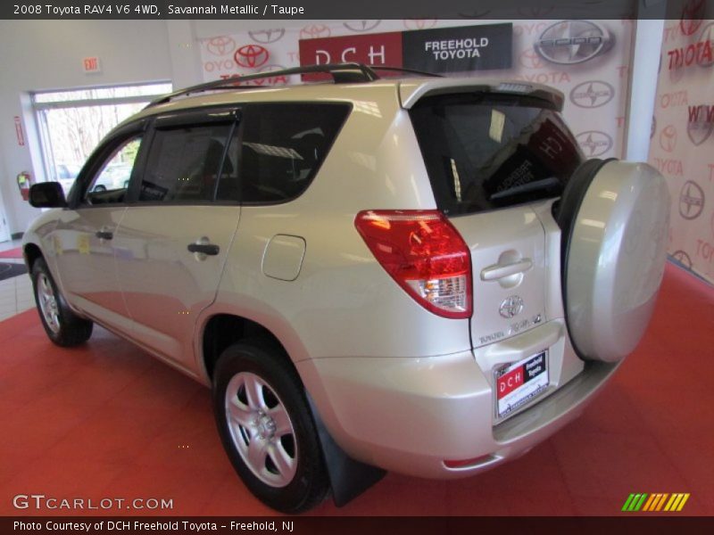 Savannah Metallic / Taupe 2008 Toyota RAV4 V6 4WD