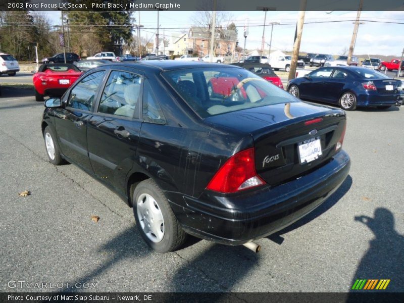 Pitch Black / Medium Graphite 2003 Ford Focus LX Sedan