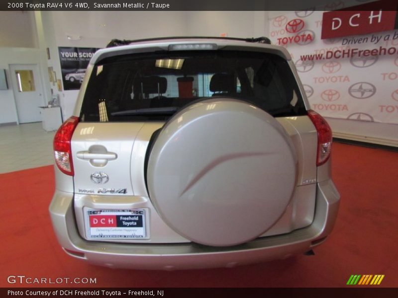 Savannah Metallic / Taupe 2008 Toyota RAV4 V6 4WD