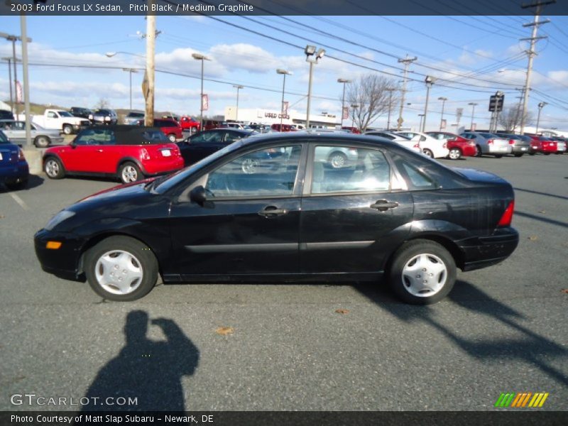 Pitch Black / Medium Graphite 2003 Ford Focus LX Sedan