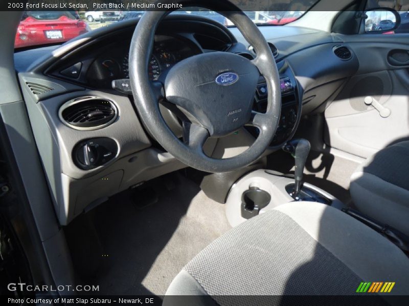 Pitch Black / Medium Graphite 2003 Ford Focus LX Sedan