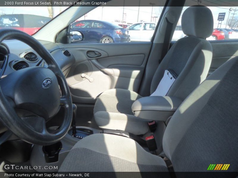 Pitch Black / Medium Graphite 2003 Ford Focus LX Sedan