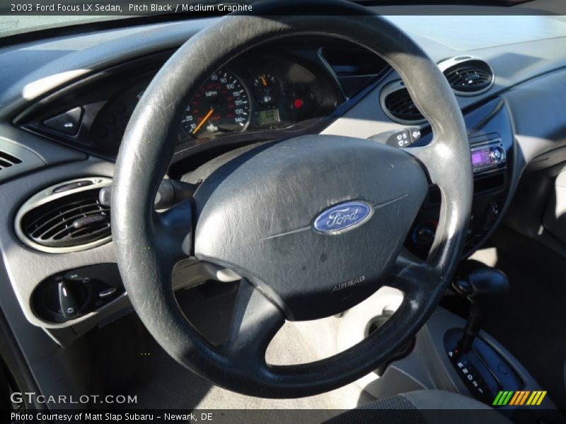 Pitch Black / Medium Graphite 2003 Ford Focus LX Sedan