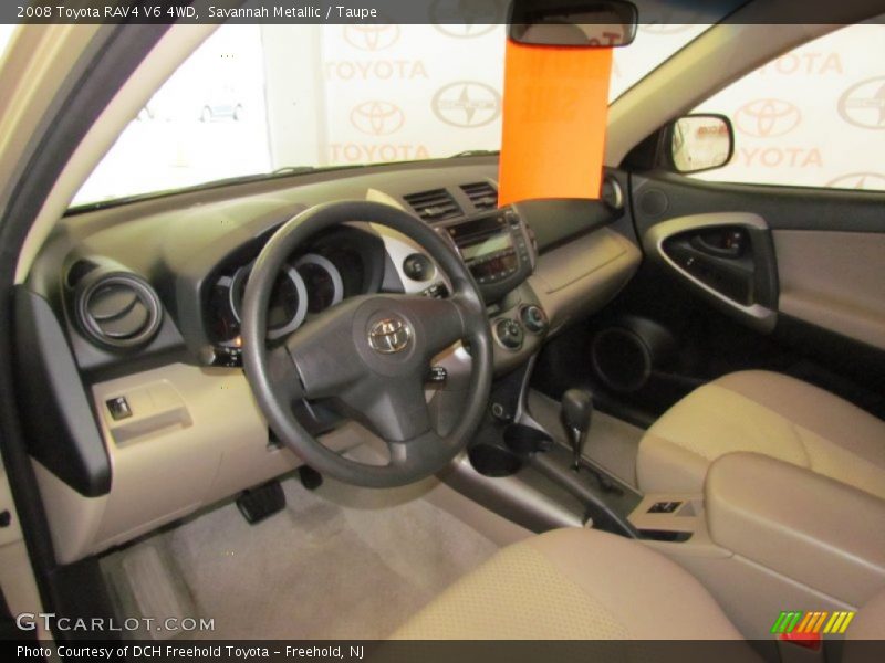 Savannah Metallic / Taupe 2008 Toyota RAV4 V6 4WD