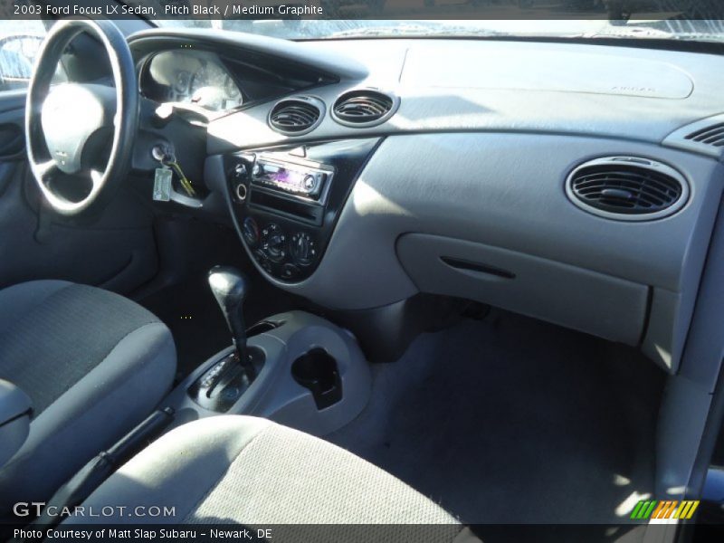 Pitch Black / Medium Graphite 2003 Ford Focus LX Sedan