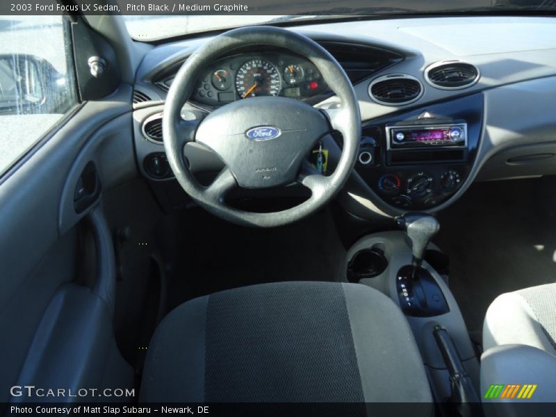 Pitch Black / Medium Graphite 2003 Ford Focus LX Sedan