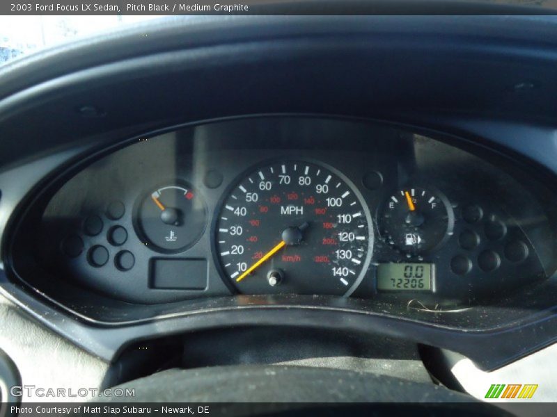 Pitch Black / Medium Graphite 2003 Ford Focus LX Sedan