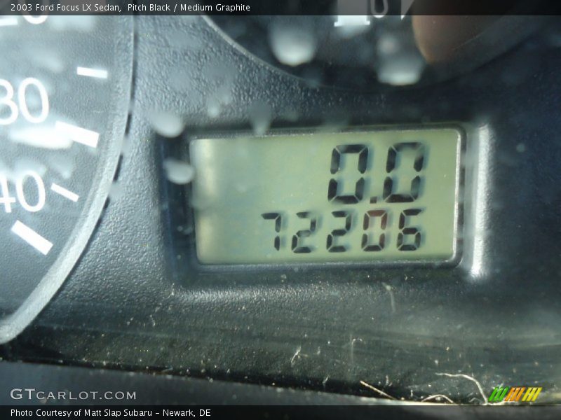 Pitch Black / Medium Graphite 2003 Ford Focus LX Sedan