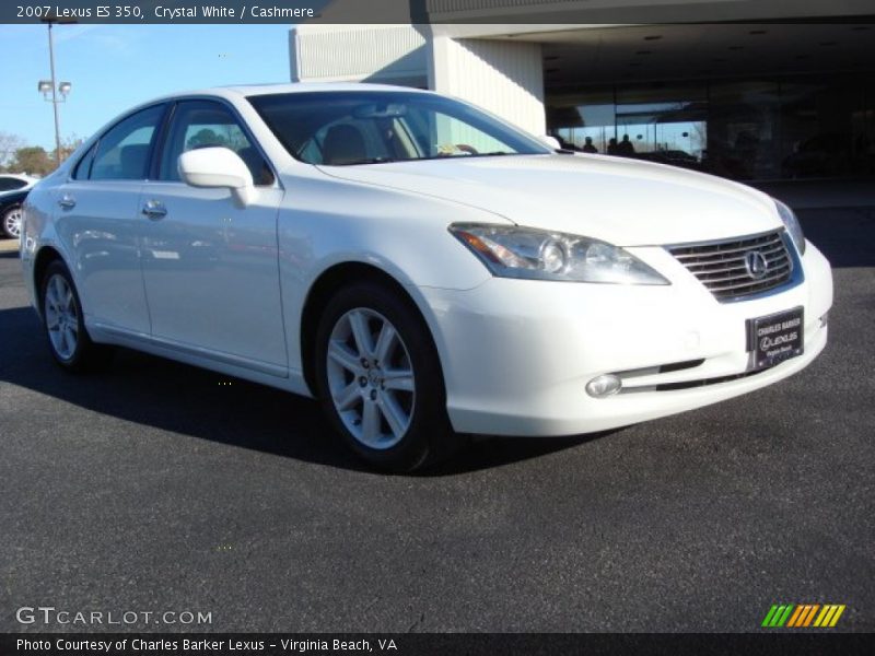 Crystal White / Cashmere 2007 Lexus ES 350