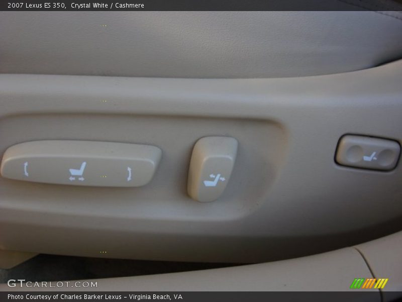 Crystal White / Cashmere 2007 Lexus ES 350