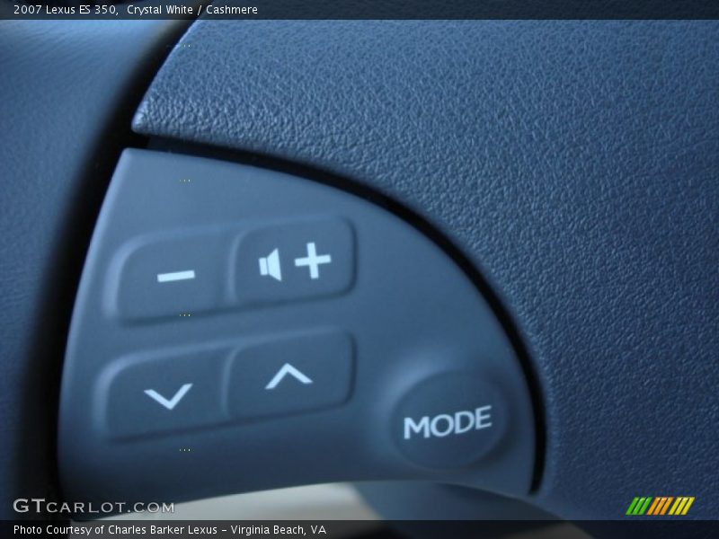 Crystal White / Cashmere 2007 Lexus ES 350