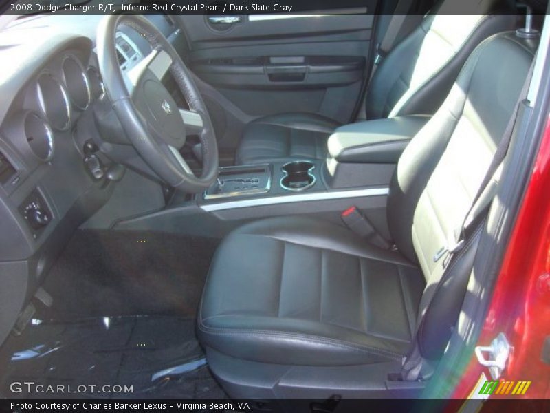 Inferno Red Crystal Pearl / Dark Slate Gray 2008 Dodge Charger R/T