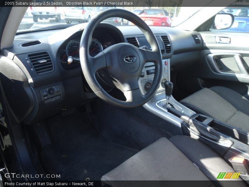 Obsidian Black Pearl / Charcoal Black 2005 Subaru Legacy 2.5i Sedan