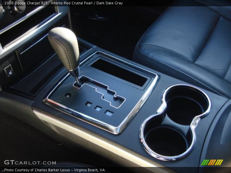 Inferno Red Crystal Pearl / Dark Slate Gray 2008 Dodge Charger R/T