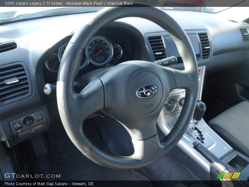 Obsidian Black Pearl / Charcoal Black 2005 Subaru Legacy 2.5i Sedan