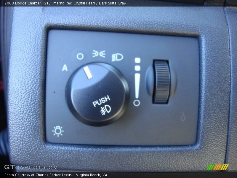 Inferno Red Crystal Pearl / Dark Slate Gray 2008 Dodge Charger R/T