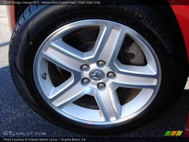 Inferno Red Crystal Pearl / Dark Slate Gray 2008 Dodge Charger R/T