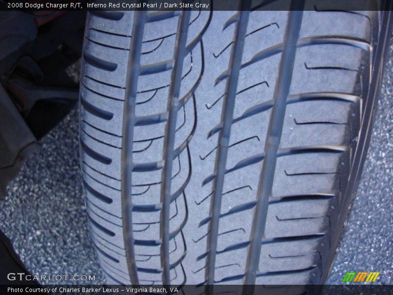 Inferno Red Crystal Pearl / Dark Slate Gray 2008 Dodge Charger R/T