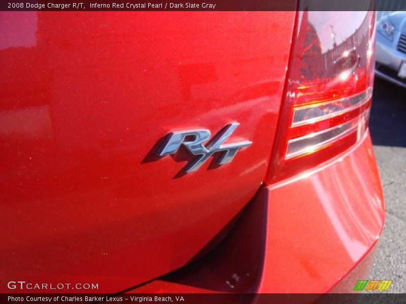 Inferno Red Crystal Pearl / Dark Slate Gray 2008 Dodge Charger R/T