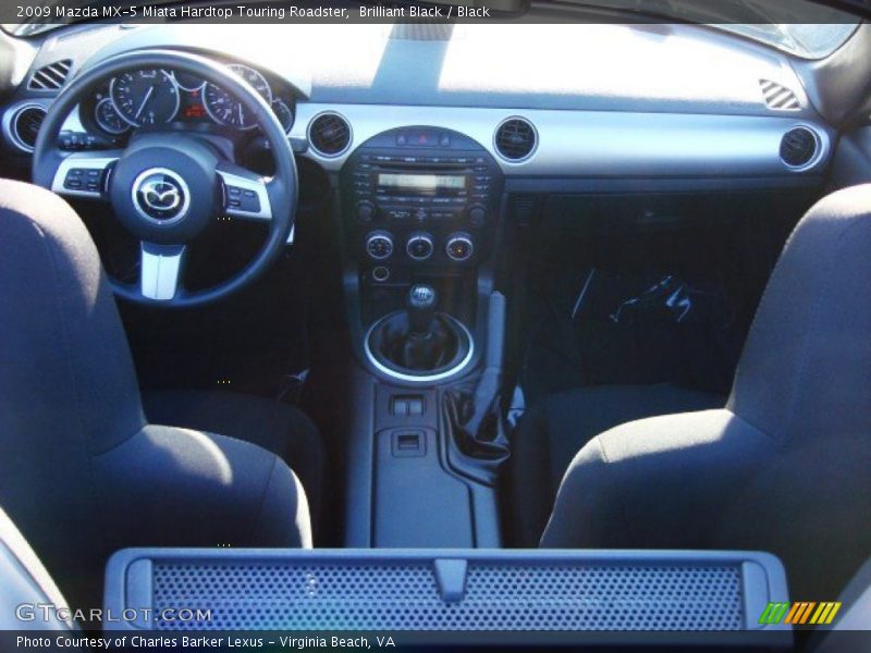 Brilliant Black / Black 2009 Mazda MX-5 Miata Hardtop Touring Roadster