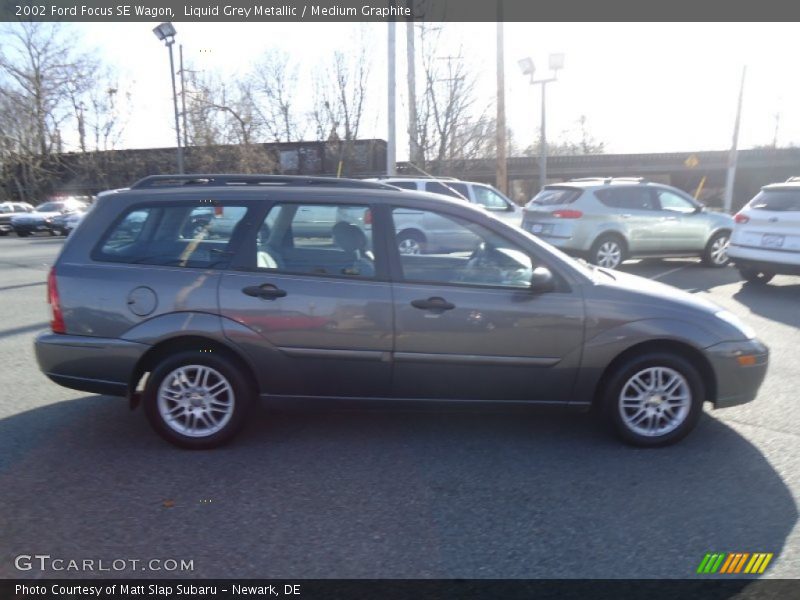 Liquid Grey Metallic / Medium Graphite 2002 Ford Focus SE Wagon