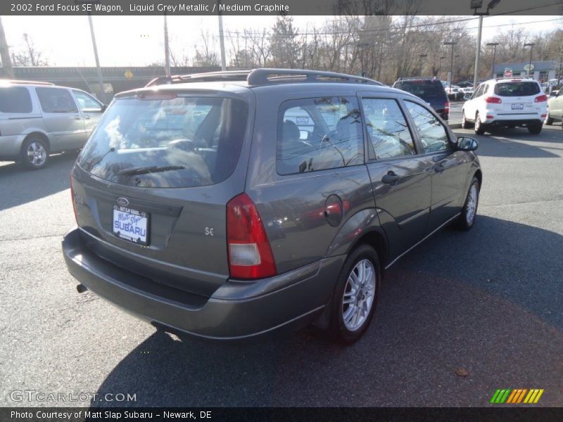 Liquid Grey Metallic / Medium Graphite 2002 Ford Focus SE Wagon