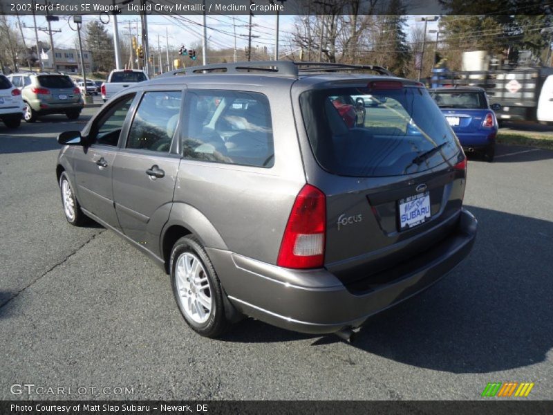 Liquid Grey Metallic / Medium Graphite 2002 Ford Focus SE Wagon