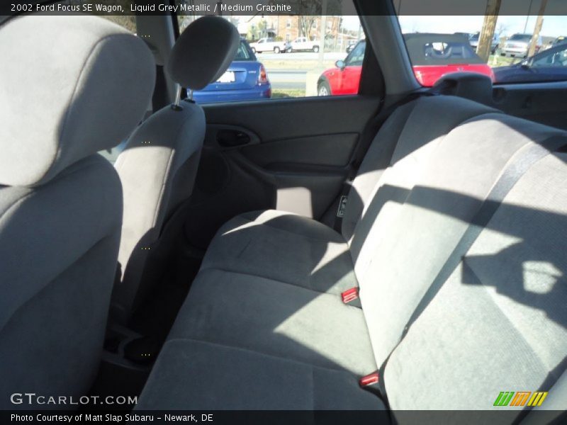 Liquid Grey Metallic / Medium Graphite 2002 Ford Focus SE Wagon