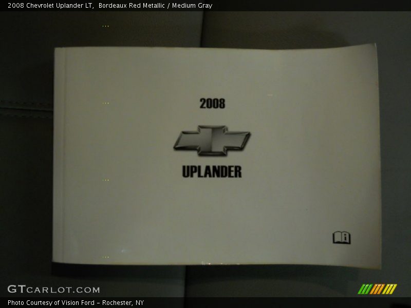 Bordeaux Red Metallic / Medium Gray 2008 Chevrolet Uplander LT