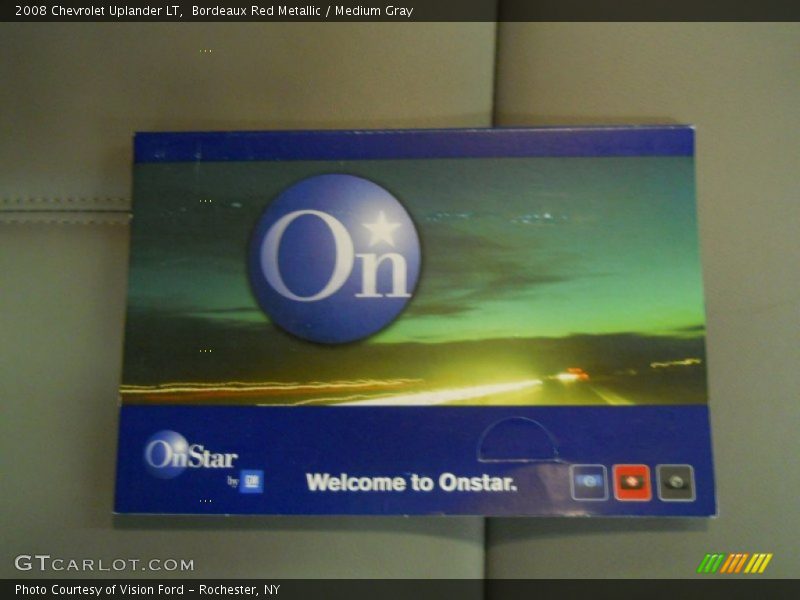 Bordeaux Red Metallic / Medium Gray 2008 Chevrolet Uplander LT